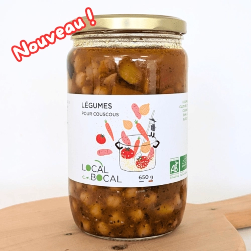 Bocal de légumes couscous BIO
