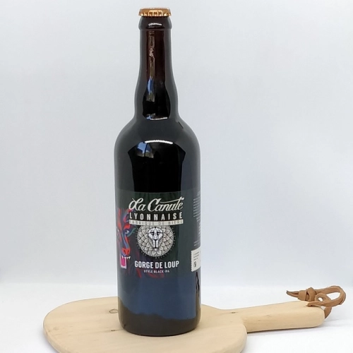 Bière Noire artisanale "Gorge de Loup"
