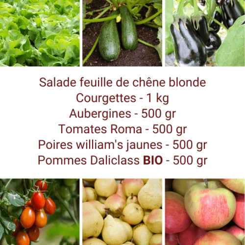 Panier MINI Fruits & Légumes