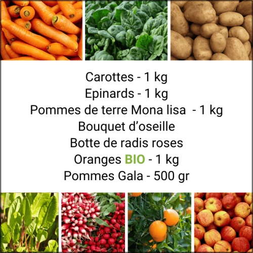 Panier MIDI Fruits & Légumes