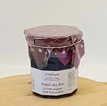 Confiture artisanale de fruits des bois