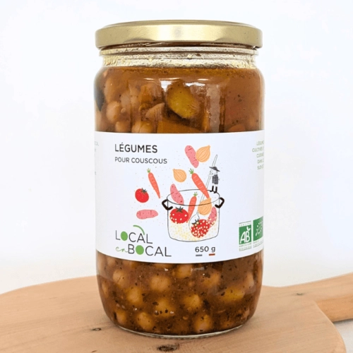 Bocal de légumes couscous BIO