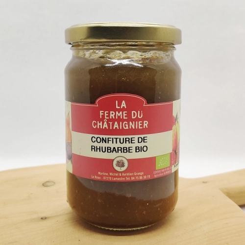 Confiture de rhubarbe BIO