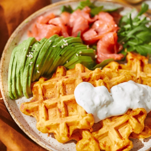 Gaufres à la patate douce