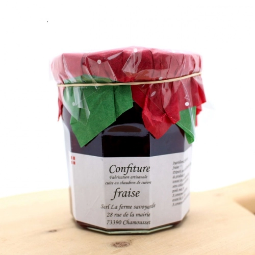 Confiture artisanale de fraises