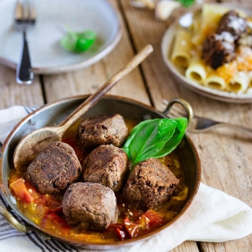 Boulettes de haricots rouges