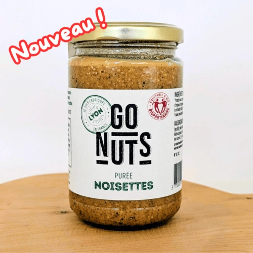 Purée de noisettes toastées BIO