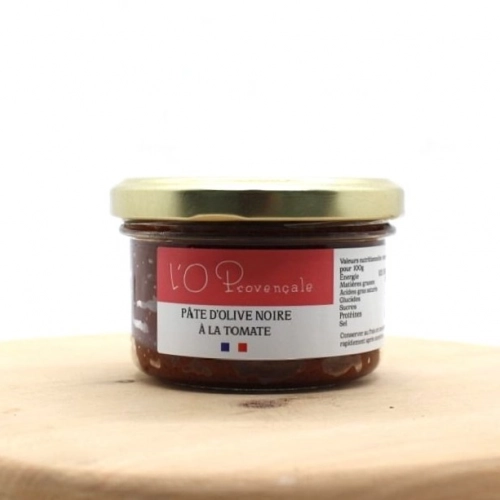 Pâte d'olive noire à la tomate