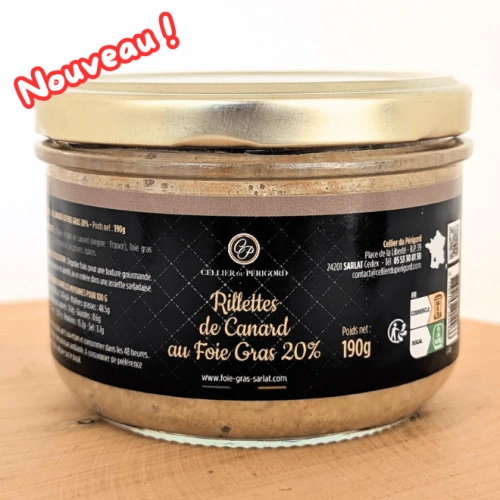 Rillettes de Canard au Foie Gras