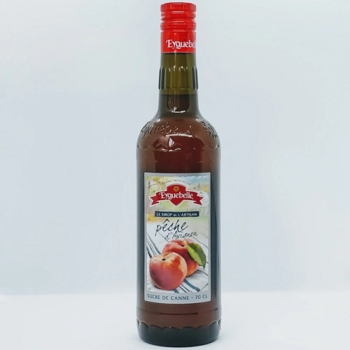 Sirop artisanal de pêches