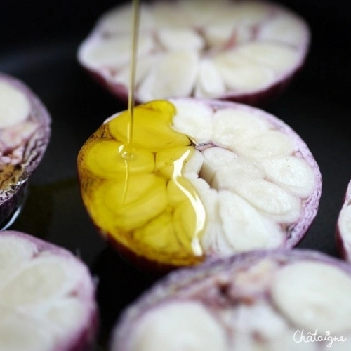 Ail confit à l'huile d'olive