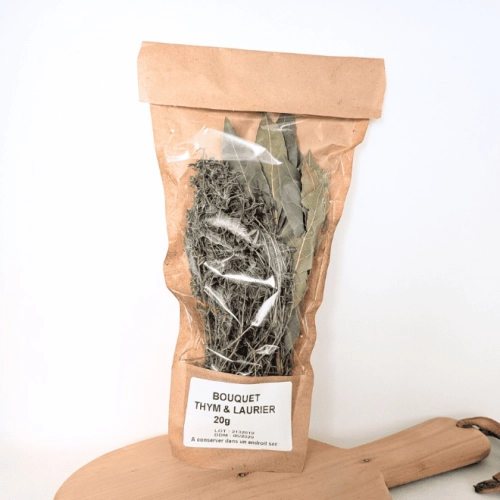 Bouquet de thym laurier sec