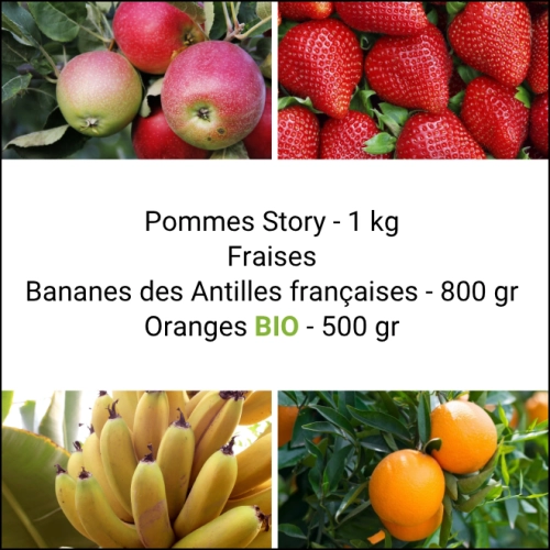 Panier tout Fruits