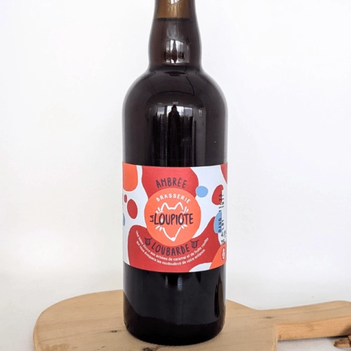 Bière ambrée "Loubarde" BIO