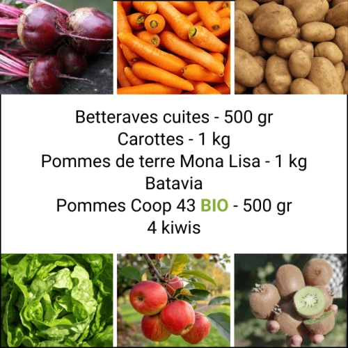 Panier MINI Fruits & Légumes