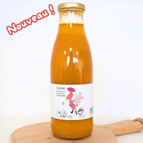 Soupe de patate douce et gingembre BIO