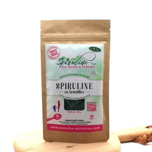 Spiruline en brindilles