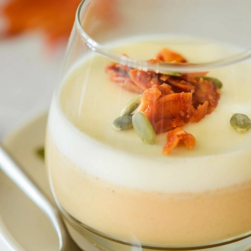 Anti-gaspi : panna cotta à la courge