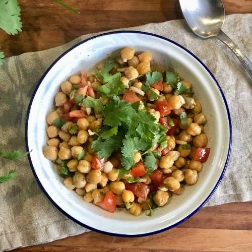 Salade de pois chiche à la libanaise