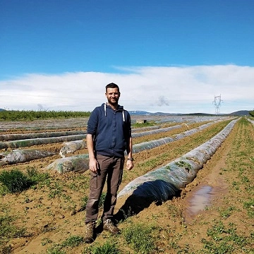 Maxime Seux - Producteur d'asperges biologiques en Ardèche