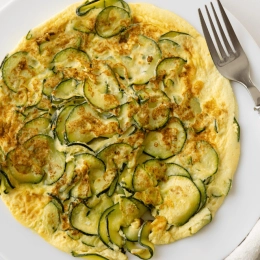 Galette wrap de courgettes et flocons d'avoine (sans gluten)
