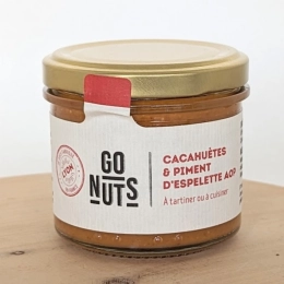 Tartinable cacahuètes piment d'Espelette BIO