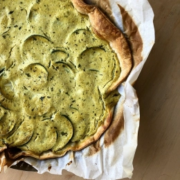 Tarte à la courgette