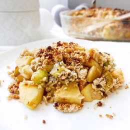 Crumble pommes-kiwis