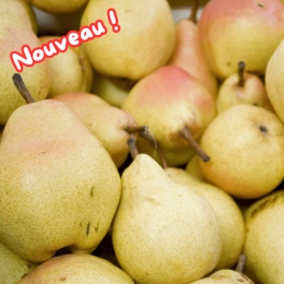 Cagette de poires William's jaunes