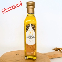 Spécialité à base d'olives et basilic fraîches