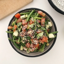 Salade détox aux haricots verts