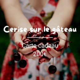 Carte cadeau - "Cerise sur le gâteau"