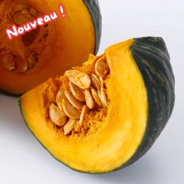 Tranche de courge bleue de Hongrie