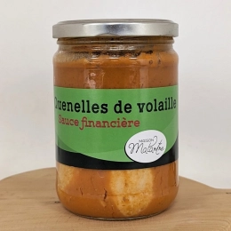 Quenelles de volaille sauce financière