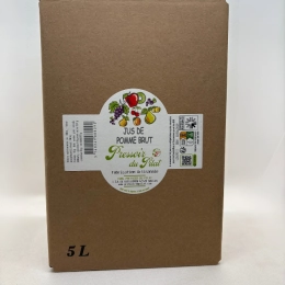 Cubi de jus de pommes Brut 5 L