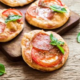 Mini pizza façon tatin