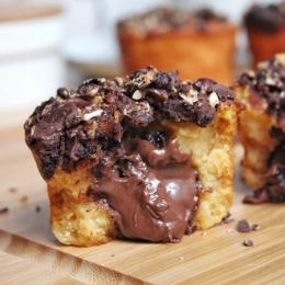 Muffins coeur coulant choco-butternut