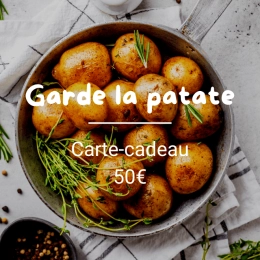 Carte cadeau - "Garde la patate"