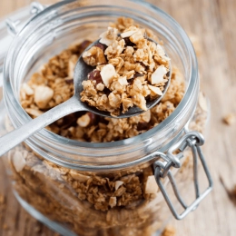 Panier recette - Granola maison croustillant (4 gros bocaux)