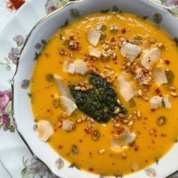 Velouté thaï à la patate douce