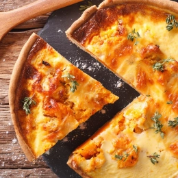 Quiche au butternut