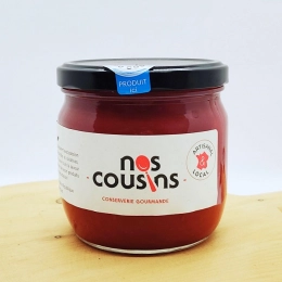 Compote pommes - framboises