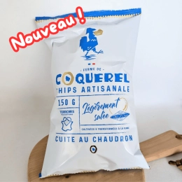 Chips artisanale légèrement salée