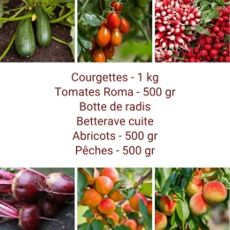 Panier MINI Fruits & Légumes