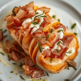 Butternut hasselback à la raclette