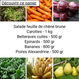 Panier MINI Fruits & Légumes