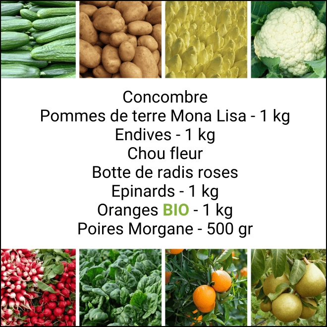 Panier MAXI Fruits & Légumes