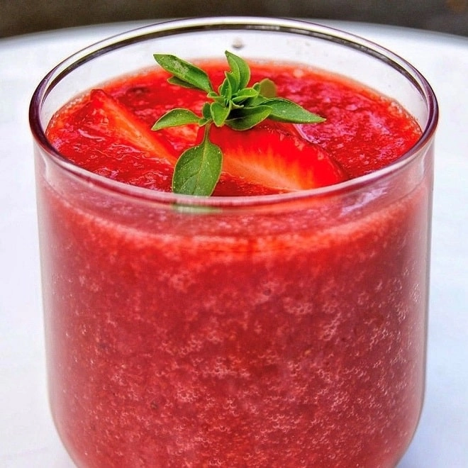 Soupe de fraises