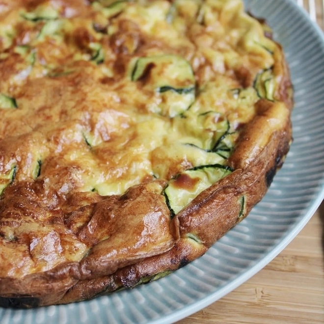 Omelette aux courgettes