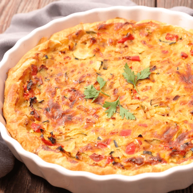 Quiche à la ratatouille